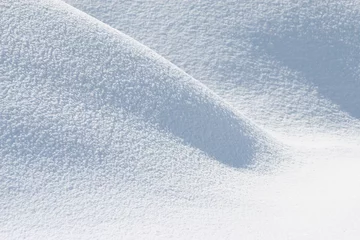 Foto auf Acrylglas Antarktis frischer Schnee Hintergrund