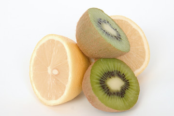lemons and kiwi fruit