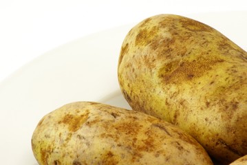 raw whole potatos