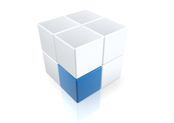 statistik würfel ecke blau