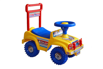 Naklejka premium police car toy