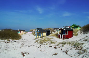 swedish beach huts