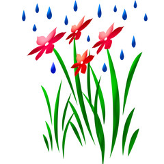 raindrops art