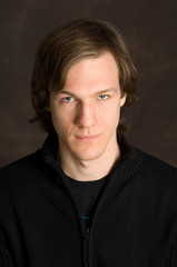 confrontational young male portrait