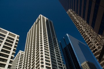 Fototapeta na wymiar skyscrapers