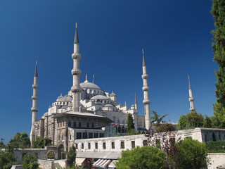 Fototapeta na wymiar Błękitny Meczet w Stambule