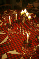 diner aux chandelles - table