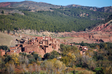 Obraz premium high atlas village iv