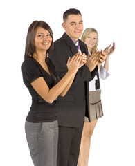 applause of business people