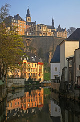 Fototapeta na wymiar Luksemburg stare miasto