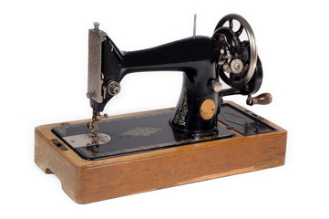old sewing machine.