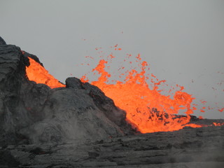 lave en fusion
