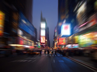 Fototapeta na wymiar Times Square, Manhattan, New York