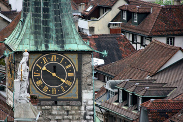 Fototapeta na wymiar über den dächern von solothurn