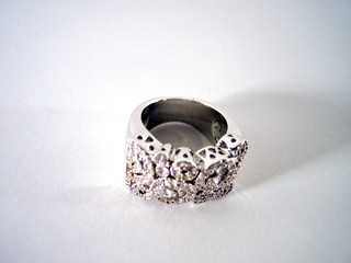 ring with precious stones