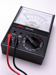 Fototapeta premium volt meter with cables