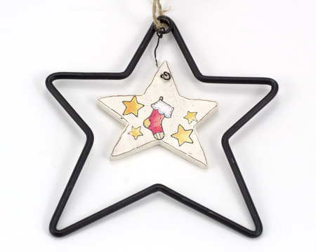 star within a starchristmas ornament