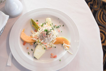 tuna and chicken salad