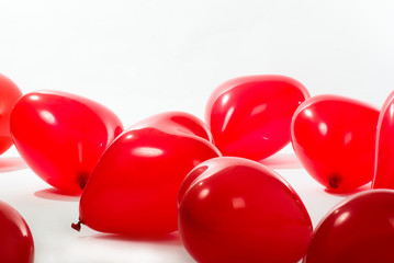 valentine heart balloons