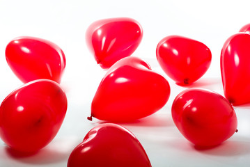 valentine heart balloons