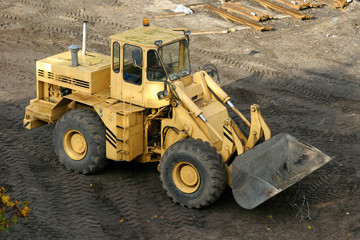 yellow earth mover