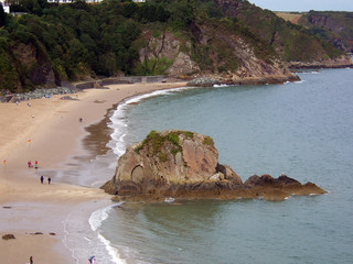 beach at tenby