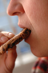 dégustation d'un cookie