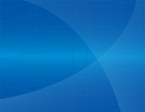 abstract lines on blue