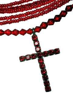 red crucifix