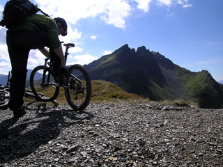 Fototapeta premium mountainbiken