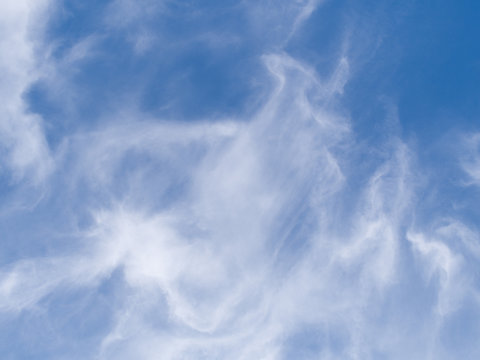 blue sky and white cloud background