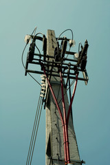 power-line pole