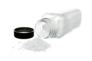 generic white powder from a jar