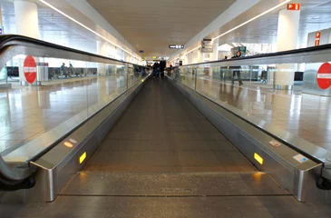 Photo sur Plexiglas Aéroport airport walkway