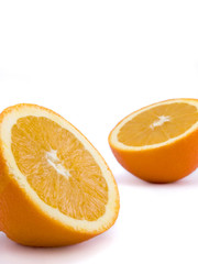 orange halves