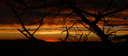 monument valley at sunset