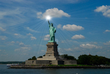 Fototapeta premium statue of liberty national monument, nyc