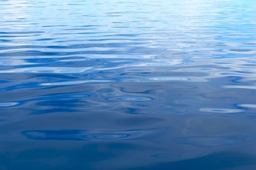 Obraz premium blue water ripples, ver.2
