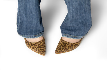 leopard skin shoes