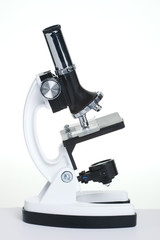 microscope on white
