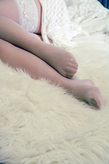 jambe féminine