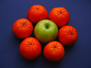 six tangerines and a granny