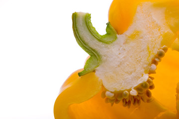 Fototapeta na wymiar yellow bell pepper