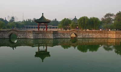 Fotobehang congtai park in handan, china © Gary