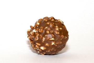 Rocher en chocolat.