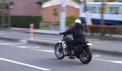 Fototapeta na wymiar biker
