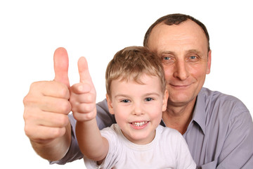 grandson finger ok