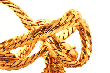 gold chain details