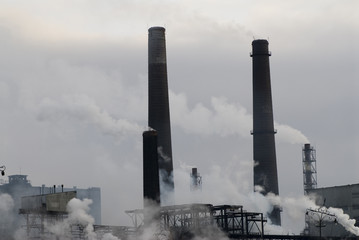 industrial landscape.