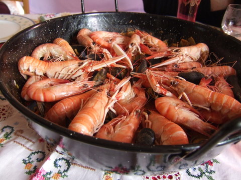 crevettes et langoustines